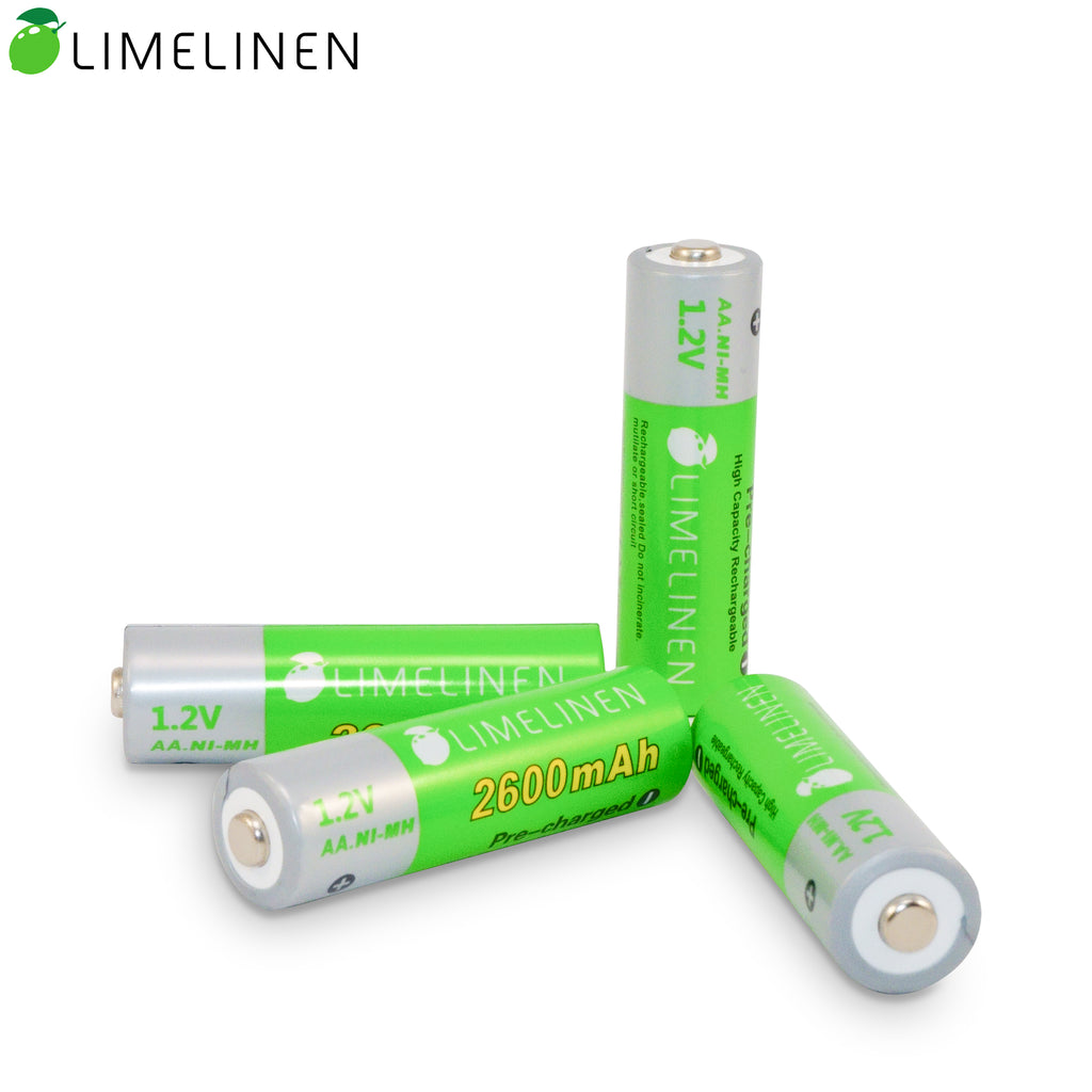 2 piles rechargeables ni-mh stilo AA 2600 mAh
