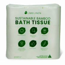 LIMELINEN Bamboo Toilet Bath Tissue, Biodegradable, Eco Friendly Soft 288 Rolls