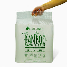 LIMELINEN Bamboo Toilet Bath Tissue, Biodegradable, Eco Friendly Soft 432 Rolls