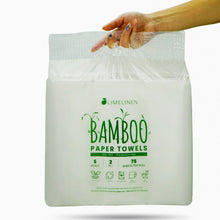 LIMELINEN Bamboo Paper Towel Biodegradable, Eco Friendly, Soft 30 Rolls