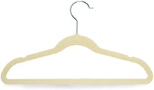 Velvet Hangers for Babies with Silver Hooks, Space Saving,  Ultra Thin, Non Slip Hangers for Baby Clothes, Pink 30 Ct