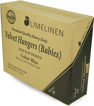 Velvet Hangers for Babies with Silver Hooks, Space Saving,  Ultra Thin, Non Slip Hangers for Baby Clothes, Beige 30 Ct