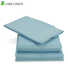 Limelinen Bed Sheet Set - Bulk Case 6 Sets- Super Soft Easy Care - Wrinkle, Fade, Stain Resistant - Brushed Microfiber - with 16 inch Deep Pockets Bedding Hypoallergenic, Queen Beige