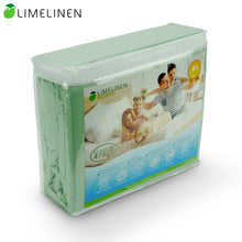 Limelinen Bed Sheet Set - Super Soft Easy Care - Wrinkle, Fade, Stain Resistant - Brushed Microfiber - with 16 inch Deep Pockets Bedding