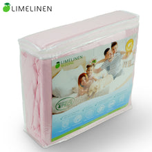 Limelinen Bed Sheet Set - Super Soft Easy Care - Wrinkle, Fade, Stain Resistant - Brushed Microfiber - with 16 inch Deep Pockets Bedding