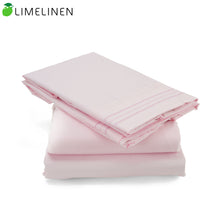 Limelinen Bed Sheet Set - Super Soft Easy Care - Wrinkle, Fade, Stain Resistant - Brushed Microfiber - with 16 inch Deep Pockets Bedding