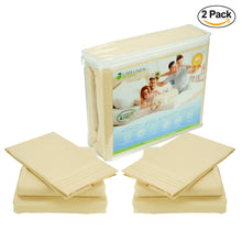 Limelinen Bed Sheet 2 Sets of 3pc - Super Soft Easy Care - Wrinkle,  Stain Resistant - with 16 inch Deep Pockets Bedding Hypoallergenic, Twin, Green