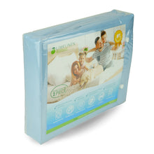 Lime Linen Duvet Cover, King Blue