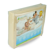 Lime Linen Duvet Cover, King Beige